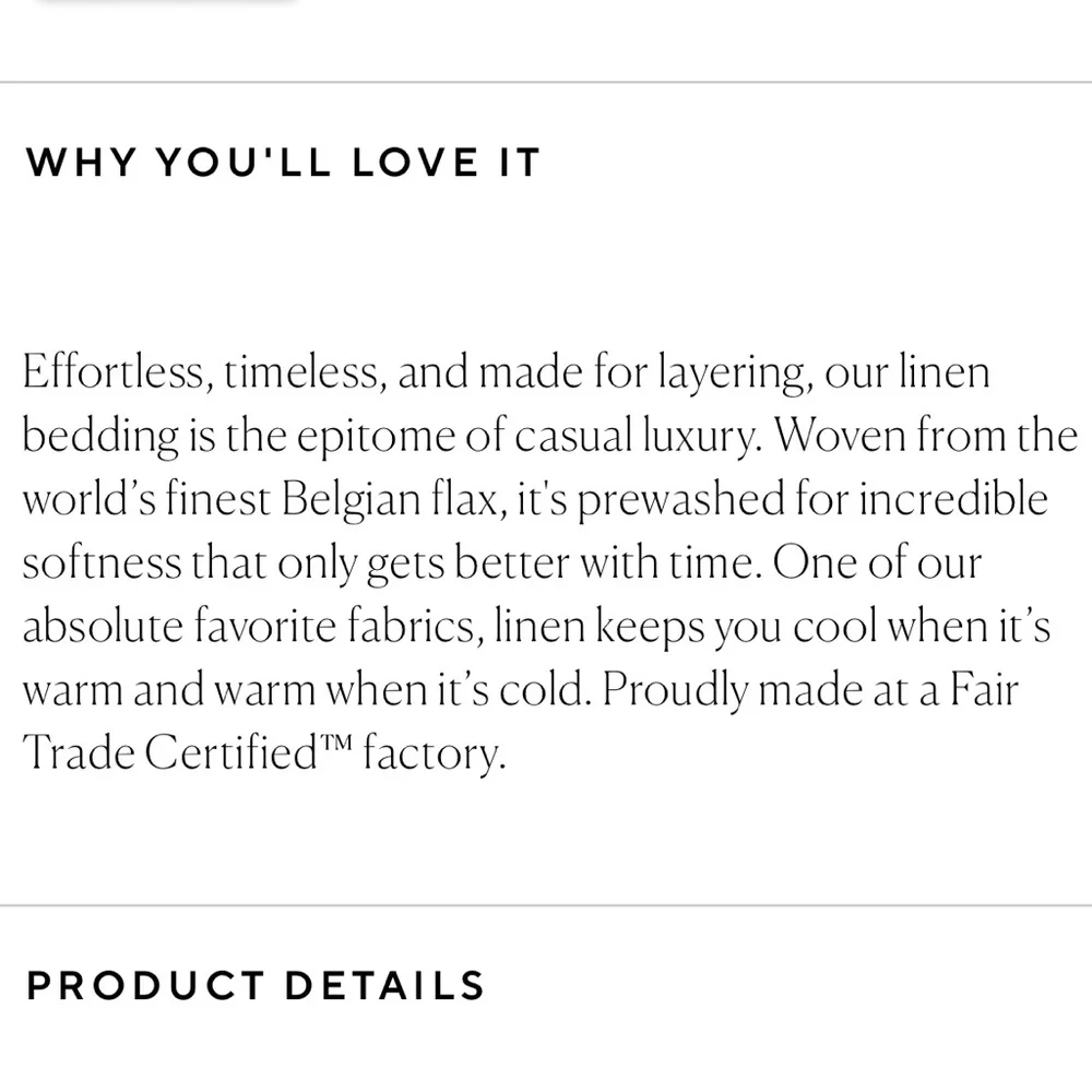 Pottery Barn Belgian Flax Linen Duvet Cover